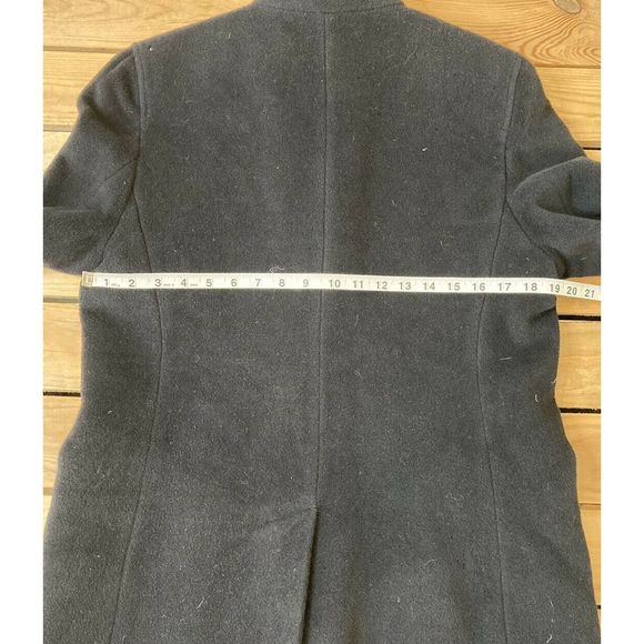 ALBERT NIPON Women's Button Up Wool Peacoat Size 8 - Picture 7 of 10
